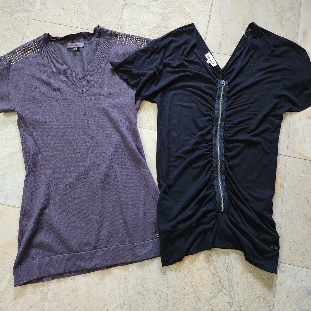 Lot of 2 ladies medium tunic top.